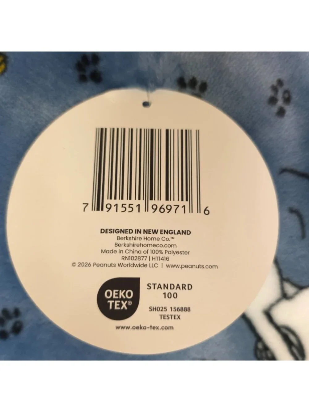 Peanuts Snoopy VelvetLoft Plush Throw Blanket 60